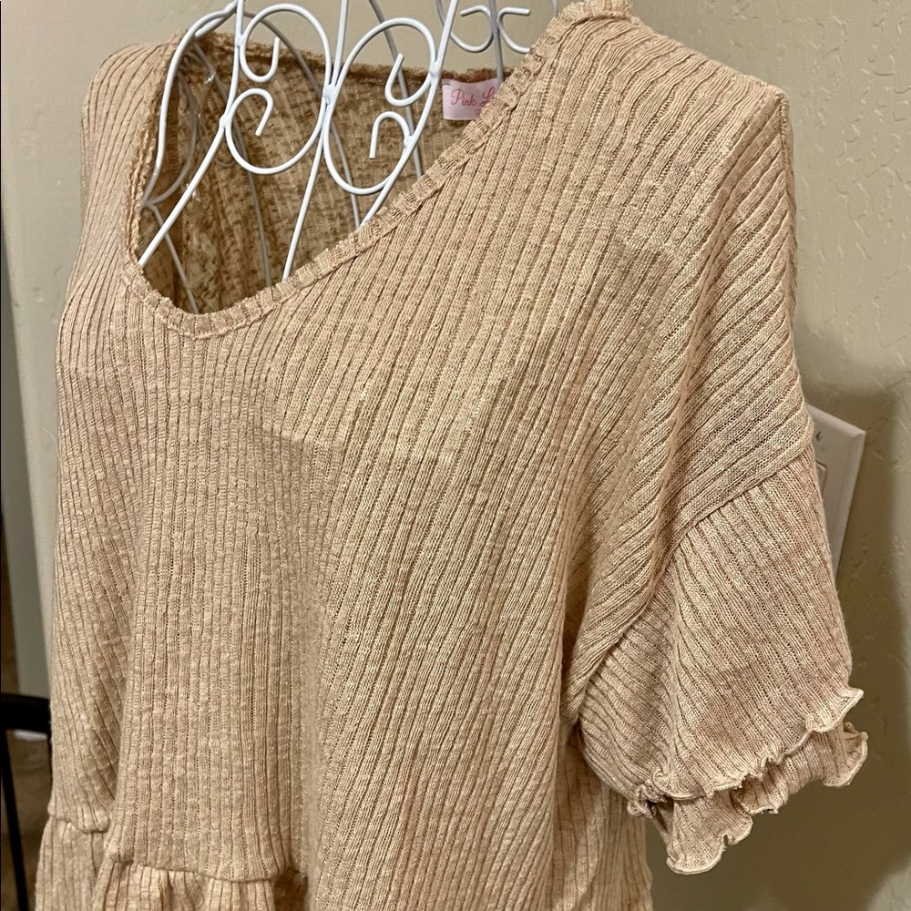 Pink Lily Blouse NWOT